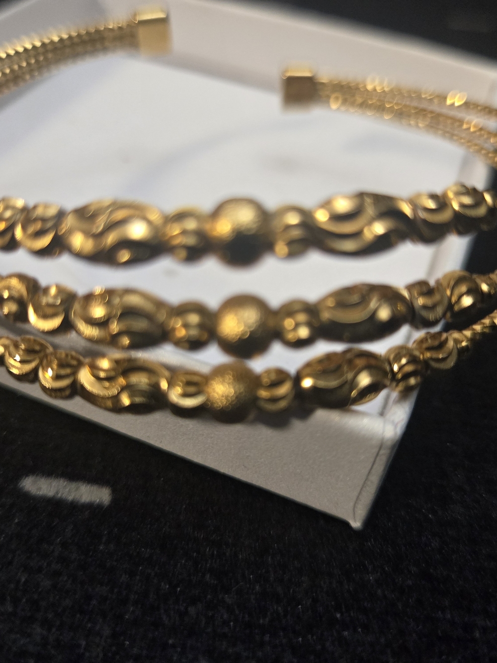 Gold-Tone Women’s Wrist Bracelet .
